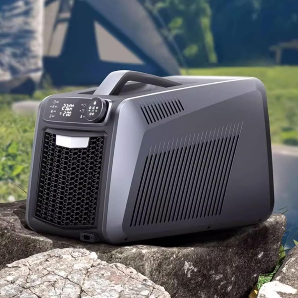 Small Portable Air Conditioner Small Room Air Conditioner with Knob Operation Panel Top Handle Design Cooling Capacity 1600w AC Unit for Room Bedroom Office