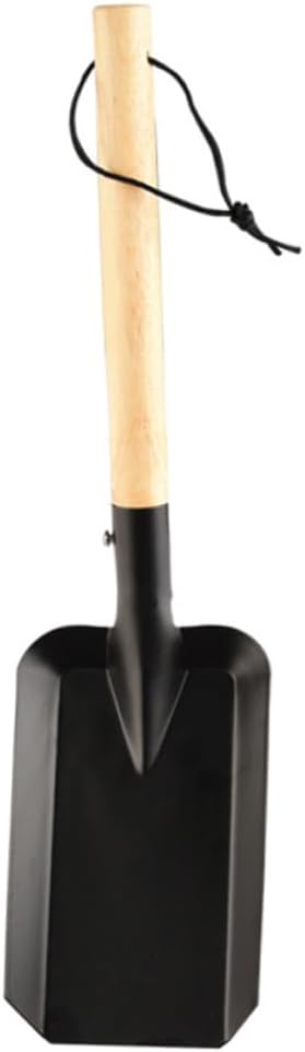 Outdoor Planting Shovel Long Handle Wooden Shovel for Gardening Ergonomic Garden Tool for Planting and Weeding