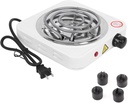 1000W Portable Single Tube Electric Stove, Stainless Steel Coil Hot Plate Portable Cooking Stove for Dormitory Boiling Water
