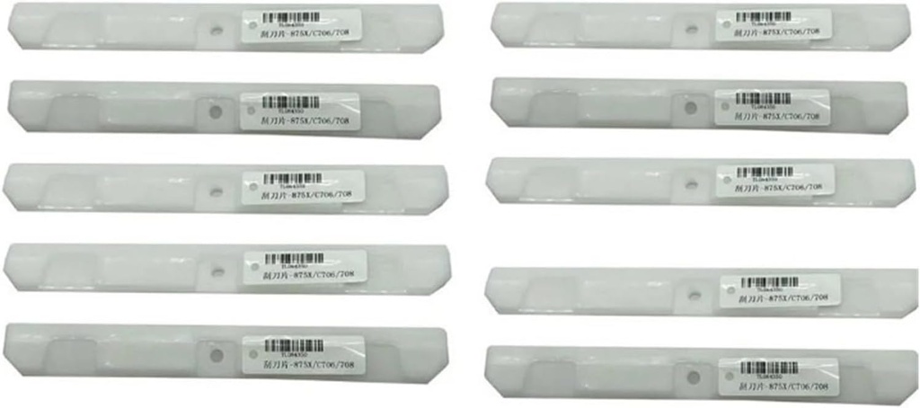 Ice Cream Machine Accessories, Compatible for Taylor Sundae Machine Scraper, 8752 8757 8756 8634 8784 C708 C716 Ice Cream Machine Scraper Blade, 10pc