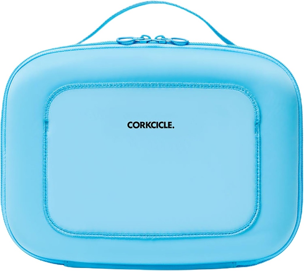 Corkcicle Lunchpod Insulated Lunch Bag - Crush-Proof Design - Food Safe Interior - Exterior & Interior Pockets - 11” x 8.75” x 4” - Summer Gift - Keeps Food Cold - Santorini Neoprene
