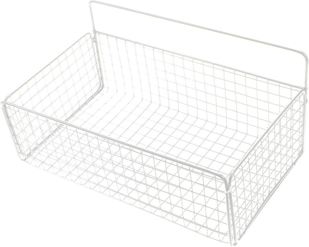 Ciieeo Kitchen Cabinet Door Hanging Basket Medium over Door Storage Organizer Non-damaging Design for Home Accessories Efficient Wall-mounted Wire Shelf for Bathroom and Kitchen Use