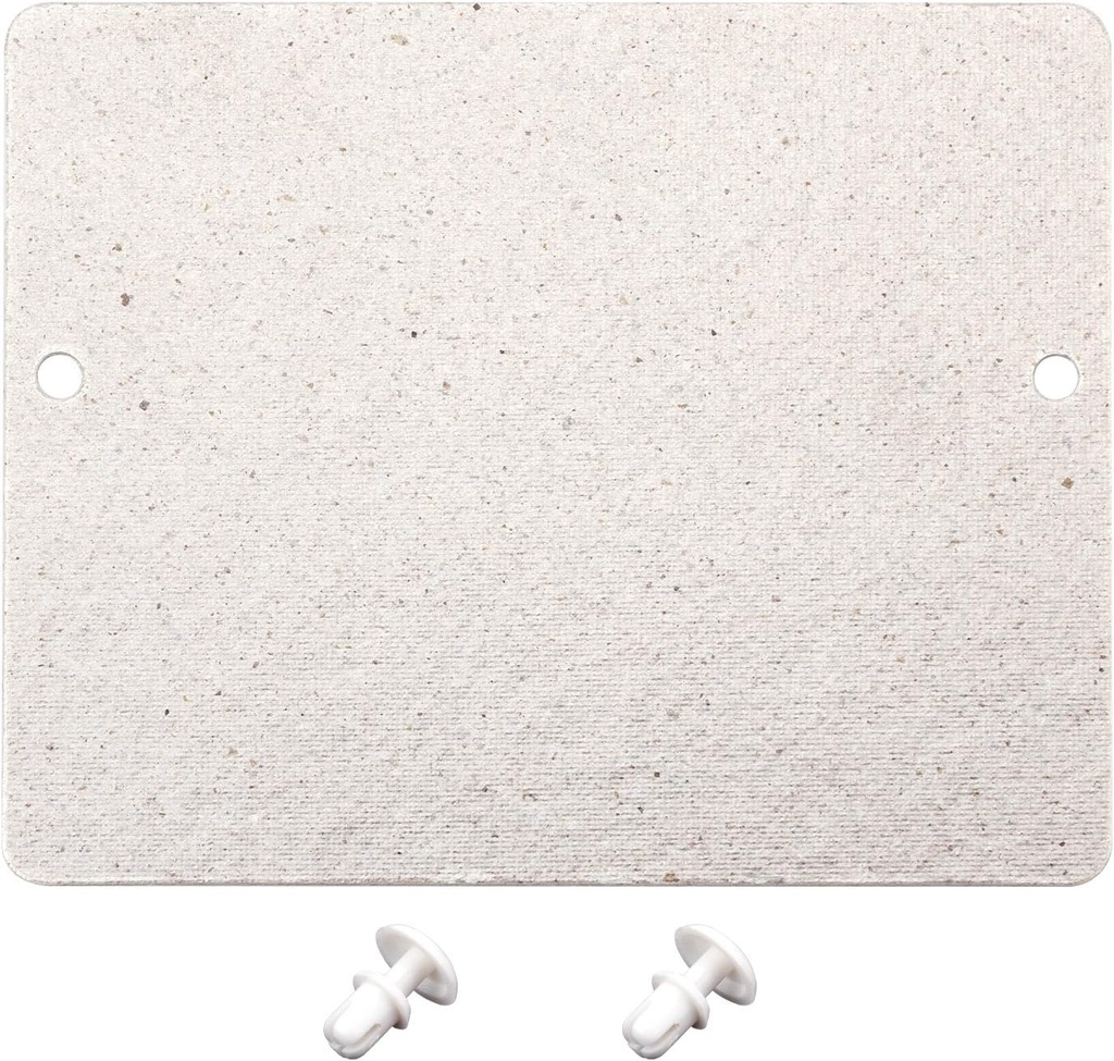 WB34X21271 Microwave Waveguide Cover, Thickened Mica Sheet Microwave Waveguide Cover Replacement for GE Microwaves Replaces AP5791399 3026729 and PS8754952, with 2 Locking Buttons