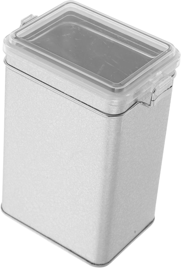 Cabilock Coffee Bean Container Window Design Tea Canister for Loose Tea Cookies and Spices Airtight Food Storage Jar Lid Ice Crack Oil