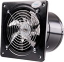Ventilation Fan 6" 7" 8" Small Exhaust Fan Kitchen Oil Fume Ventilating Fan With Check Valve Powerful Exhaust Fan With Bearing Ball Motor And 7-Blade Fan Blade Ventilatin,One Color-6 inches