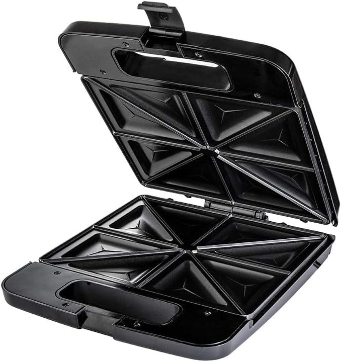 Waffle maker ， 1200W Triangle Waffle Maker ， Multifunctional Large Capacity Double-sided heating ， 5-in-1 Sandwich Breakfast Maker For Home