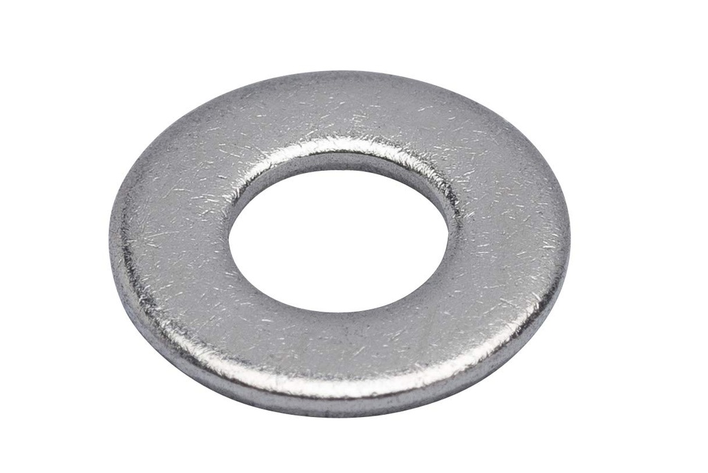 Bolt Dropper #8 x 3/8" Stainless Steel Flat Washers - Small Metal Washers for Bolts - Plain Finish, Rust-Resistant, Precisely Machined Hardware for Reliable Connection - Pack of 100