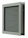 National Guard L700RX18X18 L-700-Rx-18X18 Door Louver Steel 18 x 18", 18" Height