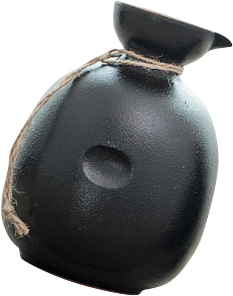 Alipis Elegant Japanese Sake Storage Ceramic Sake Bottle Sake Kettle Rice Wine Pot Cup Set Stylish for Sake Drinking and Hosting