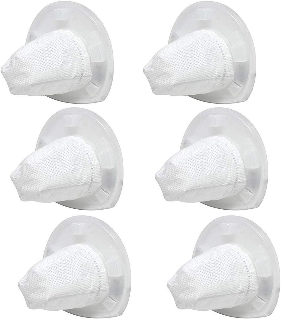 6 Pack Replacement Filter Compatible with Black & Decker VF110 Dustbuster Cordless Handheld Vacuum CHV1410L CHV9610 CHV1210 CHV1510 CHV1410 CHV1410B BDH2000L, 90558113-01