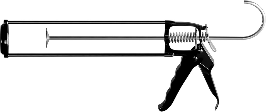 Caulk Gun, 10:1 Thrust Ratio Lightweight Non-drip Caulking Gun Tool, Hand Caulking Guns with Comfort Grip and Smooth Round Rod for 10oz Caulk Tubes