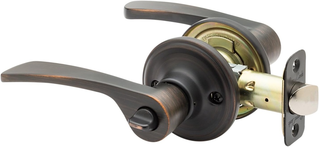 Copper Creek KL2230TB Scandinavian Privacy Kash Non-Handed Lever, Tuscan Bronze