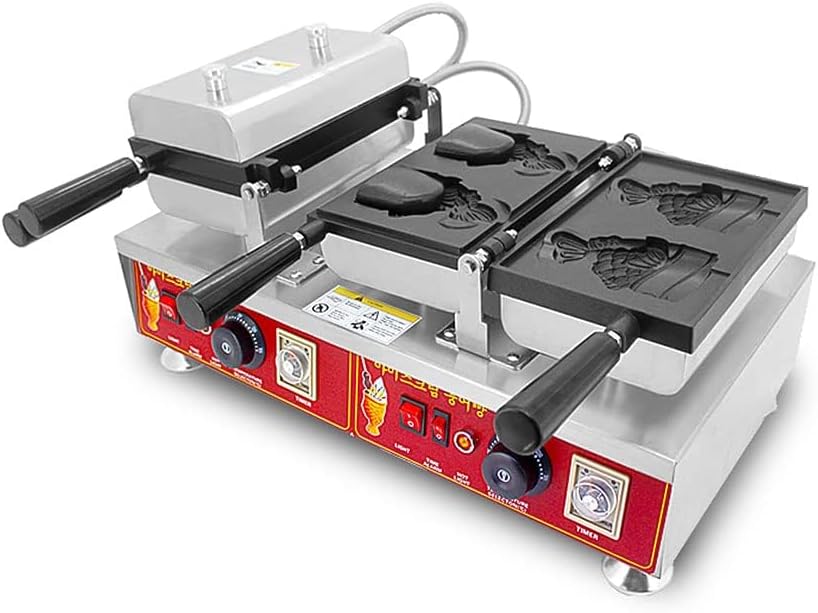 ice cream taiyaki machine fish waffle machine maker (voltage 110v)
