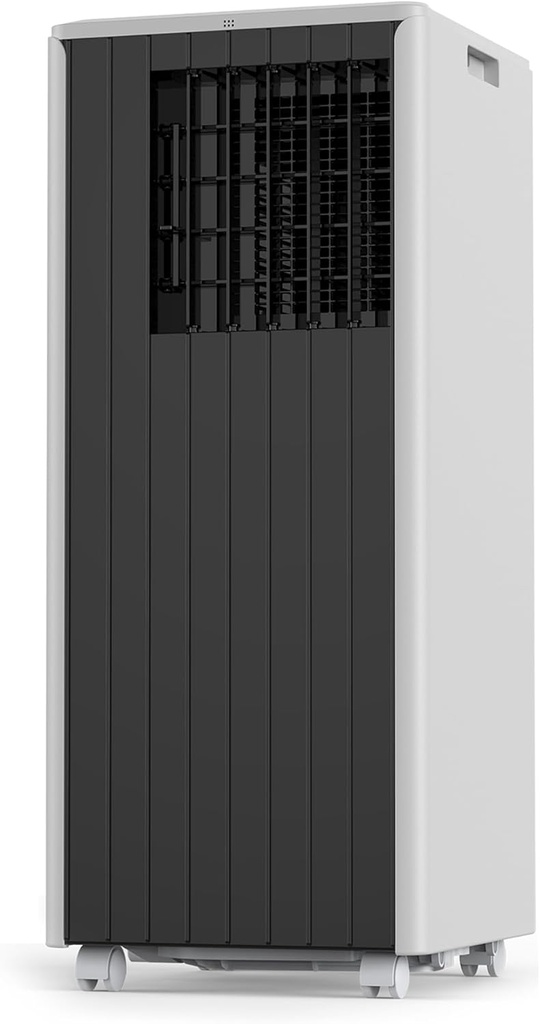 8000 BTU Portable Air Conditioner - 4-in-1 AC Cools 350 Sq.Ft Quickly | Remote, 24H Timer | Quiet for Bedroom, Apartment, Office, Dorm