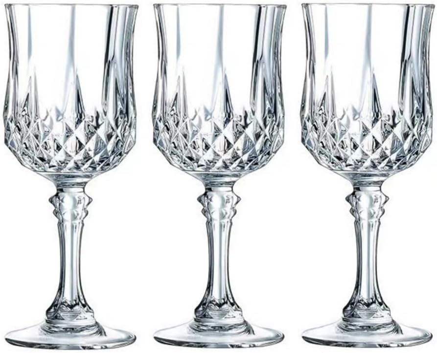 Red wine glass set, white wine glass set, medium 5.4 oz wine glasses, set of 3