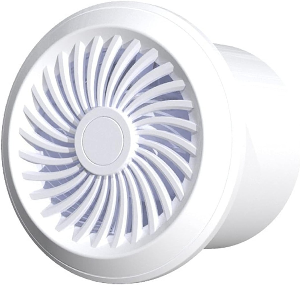 Ventilation Fans 4" 6" Exhaust Fan Adjustable Speed Duct Fan Kitchen Window Airflow Air Cleaning Fan Ventilator Attic Pipe Ventilation Extractor with Remo (4 inches with Switch and Socket)