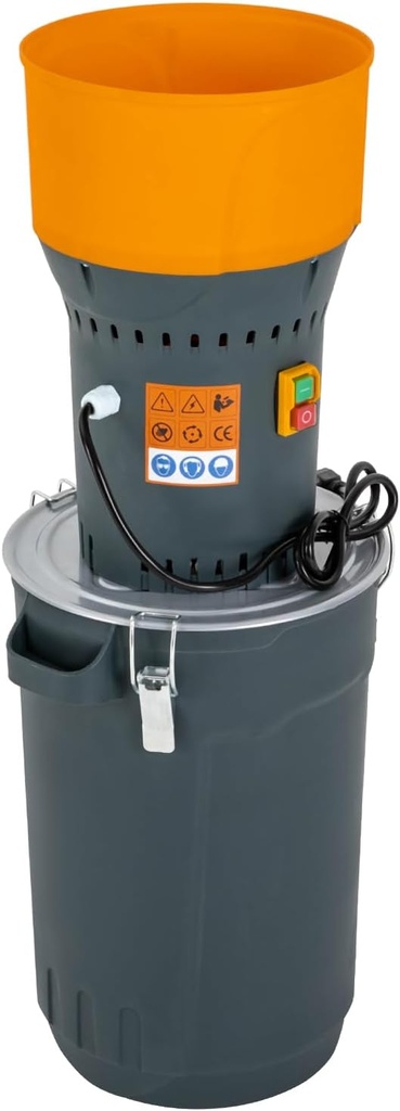 25L/50L Grain Mill Grinder Electric Corn Grinders 1000w Grain Mills Mill Flour Farm Home Electric Grinders for Corn Grain Feed Wheat Grinder with 5 Grinder Sieves+1wrench (25L)