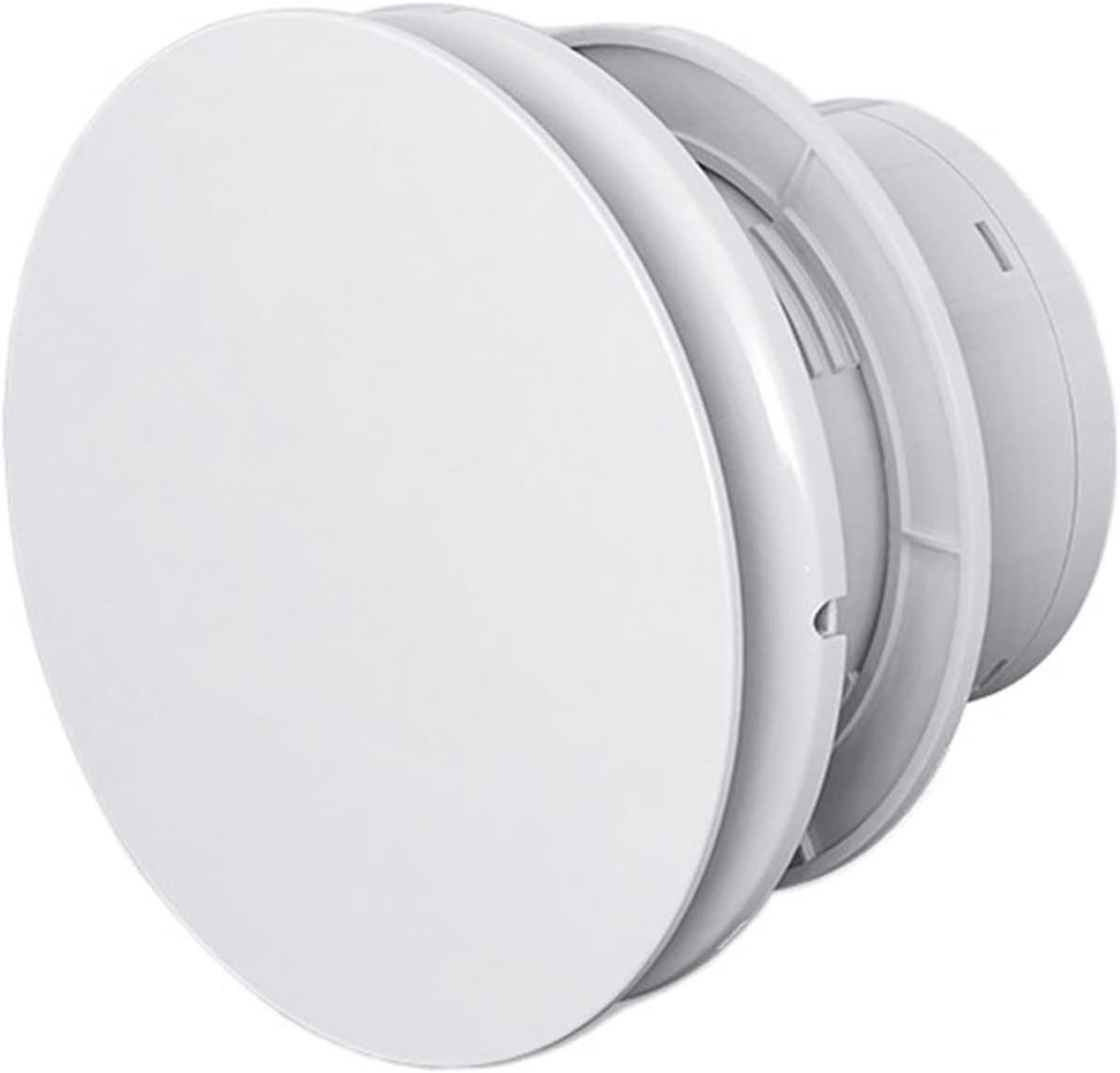 Ventilation Fan 4in Ventilation Fan, Low Noise Ventilator Fan, Kitchen Wall Silent Exhaust Fan, Ceiling Pipe Vent Air Clening Machine Extractor, White ventilating Fan(One Color UK)