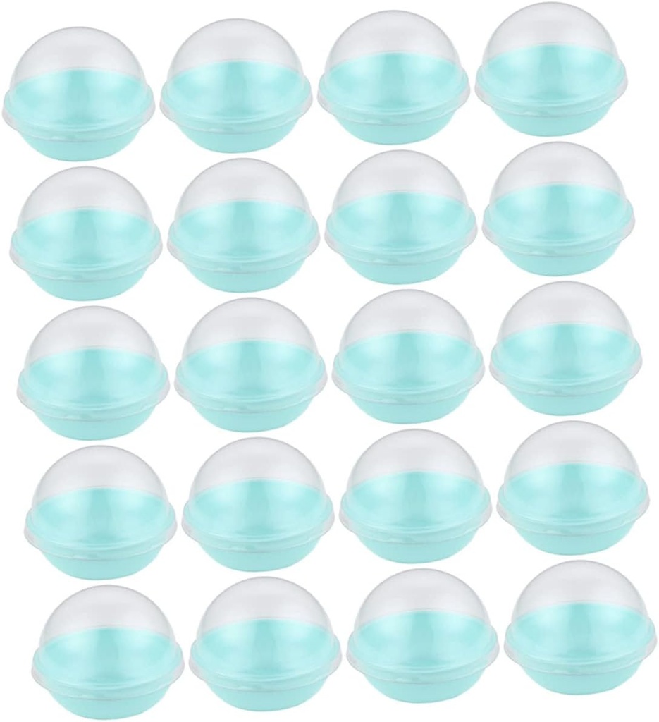 50Pcs Transparent Moon Cake Dome Boxes for Dessert Packaging Stable Square Bottom Containers with Sealing Lid for Egg Yolk Puff Cupcakes and Bakery Treats Multipurpose Party Favor