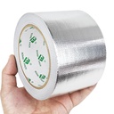 BOMEI PACK Adhesive Aluminum Foil Heat Shield Tape Barrier 3in x 66ft, Fiberglass Thermal Insulation Reflective Material High Temp Protection
