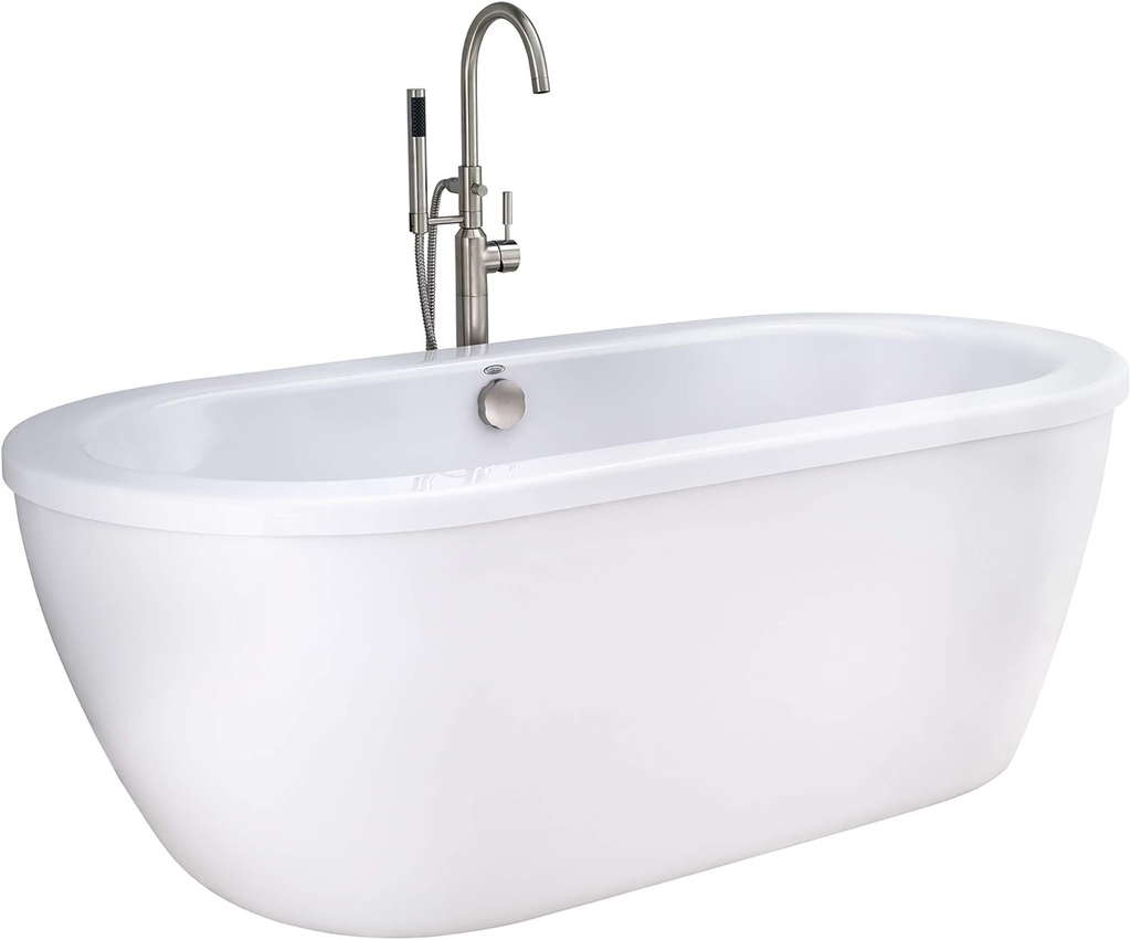 American Standard 2764014M202.011 Cadet Freestanding Tub, Arctic