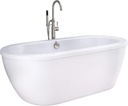 American Standard 2764014M202.011 Cadet Freestanding Tub, Arctic