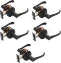 Dynasty Hardware VAI-82-12P Vail Lever Passage Set, Aged Oil Rubbed Bronze, Contractor Pack (5 Pack)