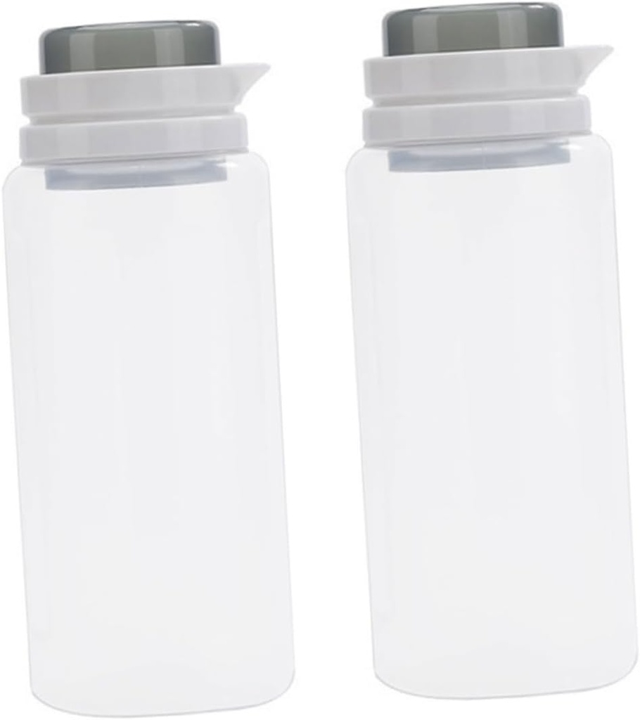 Alipis 2Pcs Ergonomic Food Canisters with Scale Airtight Sugar Storage Containers Kitchen Organizers for Sugar and Snacks for Home Use