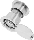 Brass Wide Angle Door Viewer Peephole with Heavy Duty Rotating Privacy Cover Fits 40-55mm Thick Door Clear Viewing Security Door Peephole for Front Door Home Security Silver