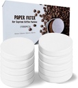 AGOGO Replacement Paper Coffee Filter Packs 1000 Count, Round Coffee Maker Filters, Compatible with Espresso Makers and Moka Coffee Pot,Four Sizes 56mm