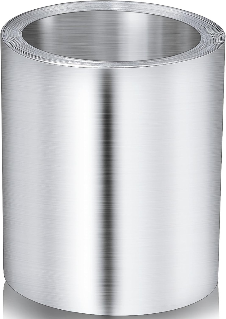 Ripeng 50 Feet Aluminum Flashing Roll Roof Flashing for Roof and Garden Preventing Roofing Stains Roof Strip for Moss and Mildew Prevention (1 Roll,6'' x 50' x 0.0078'')