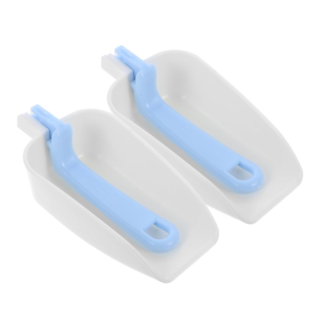 2pcs Ice Cube Scoop Reusable and Grain Scoop for Kitchen Coffee Bar Pet Food Candy Dried Fruit Serving Tool