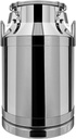 10.57gal Stainless Steel Milk Transport Cans,304 Stainless Steel Milk Can with Sealed Lid,Metal Water Beverage Drink Dispenser Milk Pail Milk Bucket,Container Storage for Milk Wine Oil