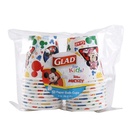 Glad for Kids Disney Mickey & Friends Disposable Mini Paper Cups - Colorful Heavy Duty, Soak Proof, Bathroom Mouse Rinse Cups for Kids, 3 Ounce, 20 Count