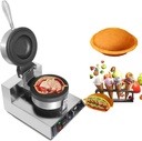 Commercial Electric Burger Waffle Irons, 1200W Non Stick Press Burger Machine, Ice Cream Panini Press Sandwich Maker for Home Party Bread Donut Heating