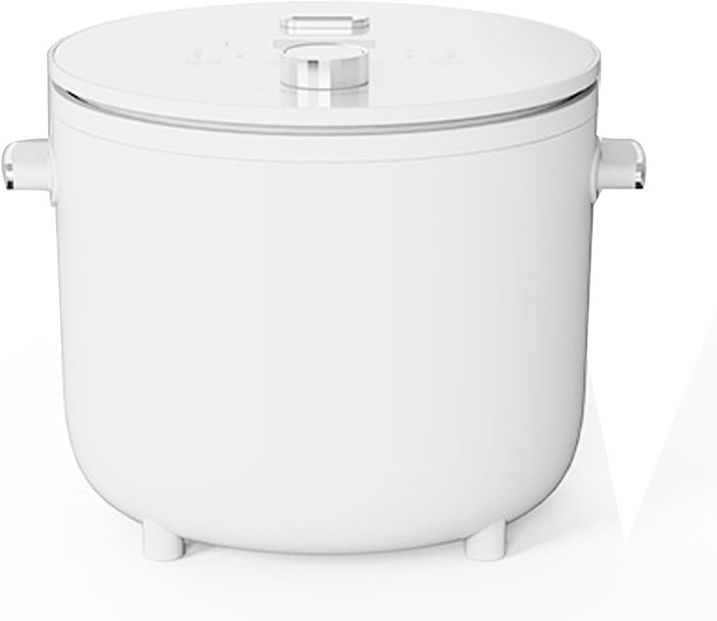 Rice Cooker, Household Small 2L Portable Small Food Steamer, Removable Nonstick, Keep Warm, Good for Grain, Soup, Oatmeal Or Vegetables
