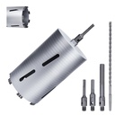 6-3/8 inch Diamond Dry Core Drill Bit, 10" Drilling Depth, 5/8"-11 Thread for Concrete Masonry Brick Block, Includes 3 Adapters SDS Plus, SDS Max and Hex (6-3/8 inch)