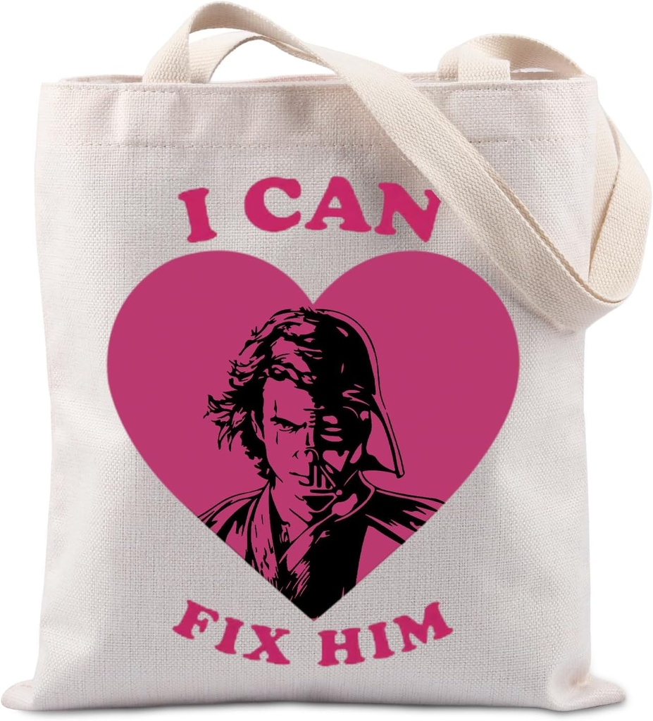 Lywjyb Birdgot Science Movie Inspired Tote Bag I Can Fix Him The Empire Strikes Back Gift for Movie Fans