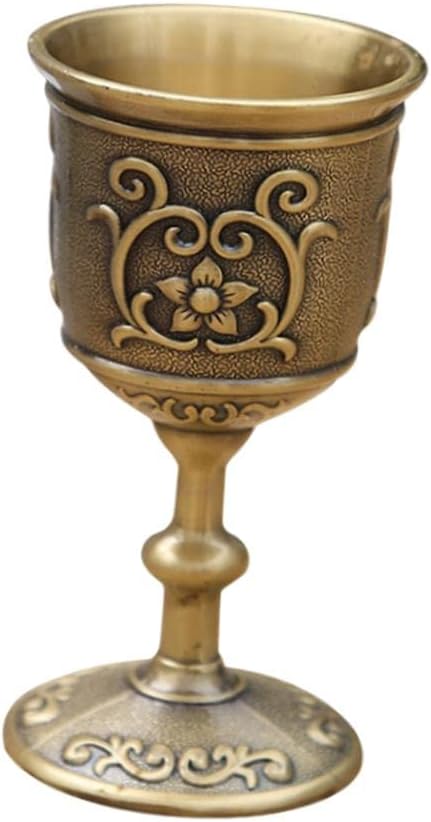 3D Embossed Pattern Goblet Luxurious Noble Wine Cup Reusable Wine Goblet for The Bar and Home Decor or Collect (50ML)