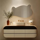 86" Bathroom Vanity with Sink - Modern Bathroom Sink Cabinet, Double Sink Bathroom Vanity with Smart Defogging Mirror, Multi-Layer Thickened Solid Wood Panel - Complete Accessories, Wood