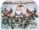 FOR U DESIGNS Cute Toaster Cover 2 Slice Wide Slot Christmas Decorations Dust and Fingerprint Protection Small Appliance Cover, Gnome and Cardinal Print