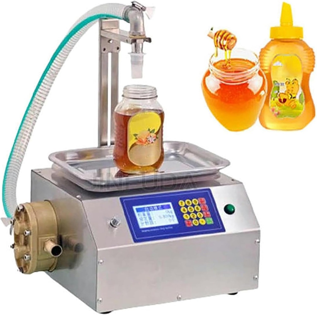 Automatic Bottling Equipment,Filling Weighing Machine,Filling Volume 20g-8kg,Flow Rate 7L/min,for Honey