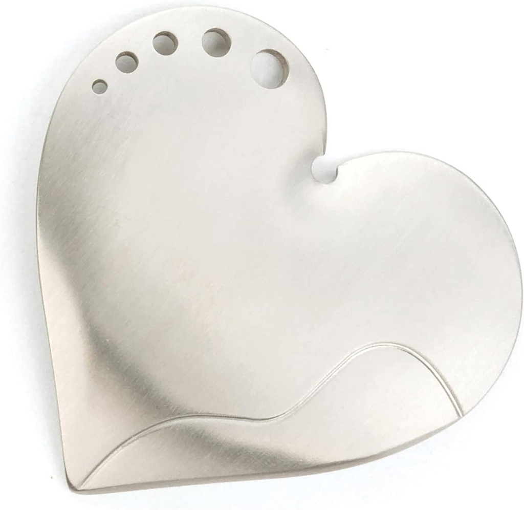 RSVP International Endurance Kitchen Collection Herb Stripper, Heart Shape, Stainless Steel