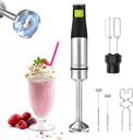 Consciot 4-in-1 Immersion Blender Handheld Max 1100W, Corded Stick Emulsifier with Entire Stainless Steel Blender Shaft, Trigger Speed Control, For Blending, Beating, Frothing, Mixing & More, Non-BPA