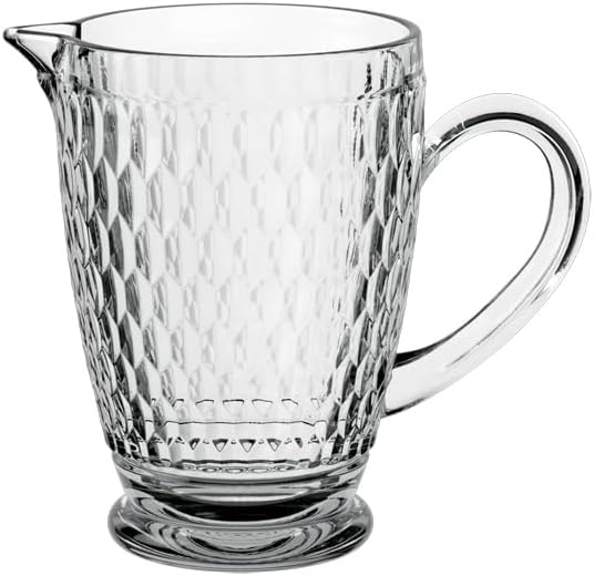 Villeroy & Boch - Boston Glass Pitcher, exquisite, beautifully shaped pitcher to serve delicious drinks at any party, crystal glass, transparent