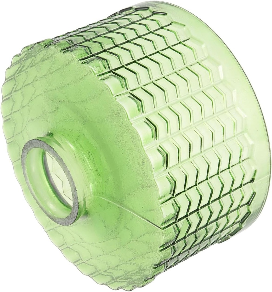 Uonlytech Glass Pendant Light Shade Desktop Accessories Restaurant Glass Lampshade Light Shade Decorate Bar Counter Green Table Top Decor Lamp Shade Green