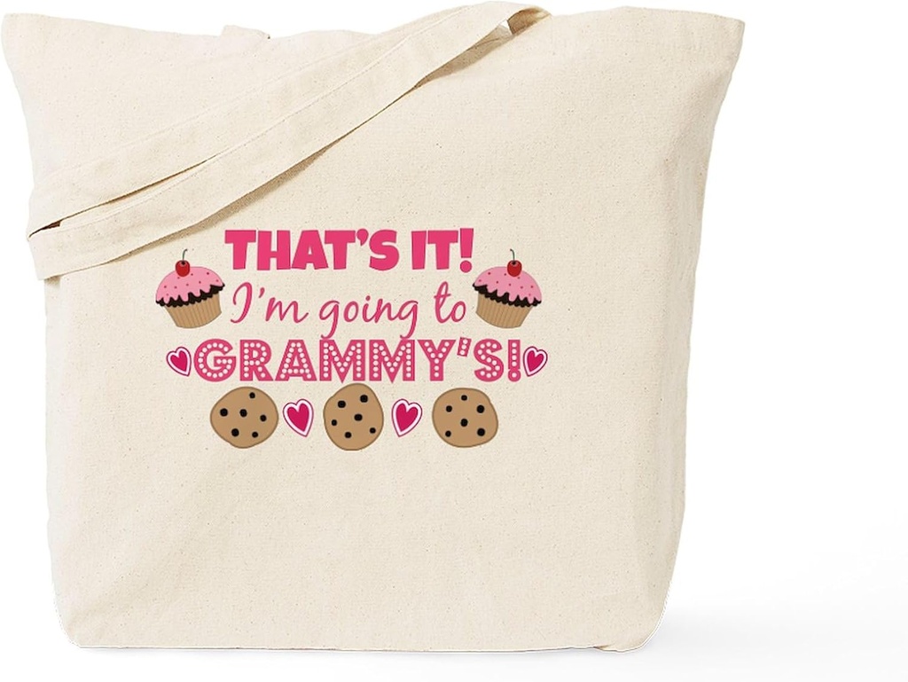 CafePress That's It I'm Going To Grammy's Tote Bag Reusable Natural Beige Canvas Shopping Bag