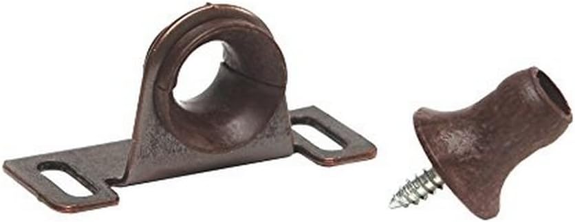 RV Designer H219, Bulldog Cabinet Catch, Antique Finish, 2 Per Pack, Cabinet Hardware , Brown
