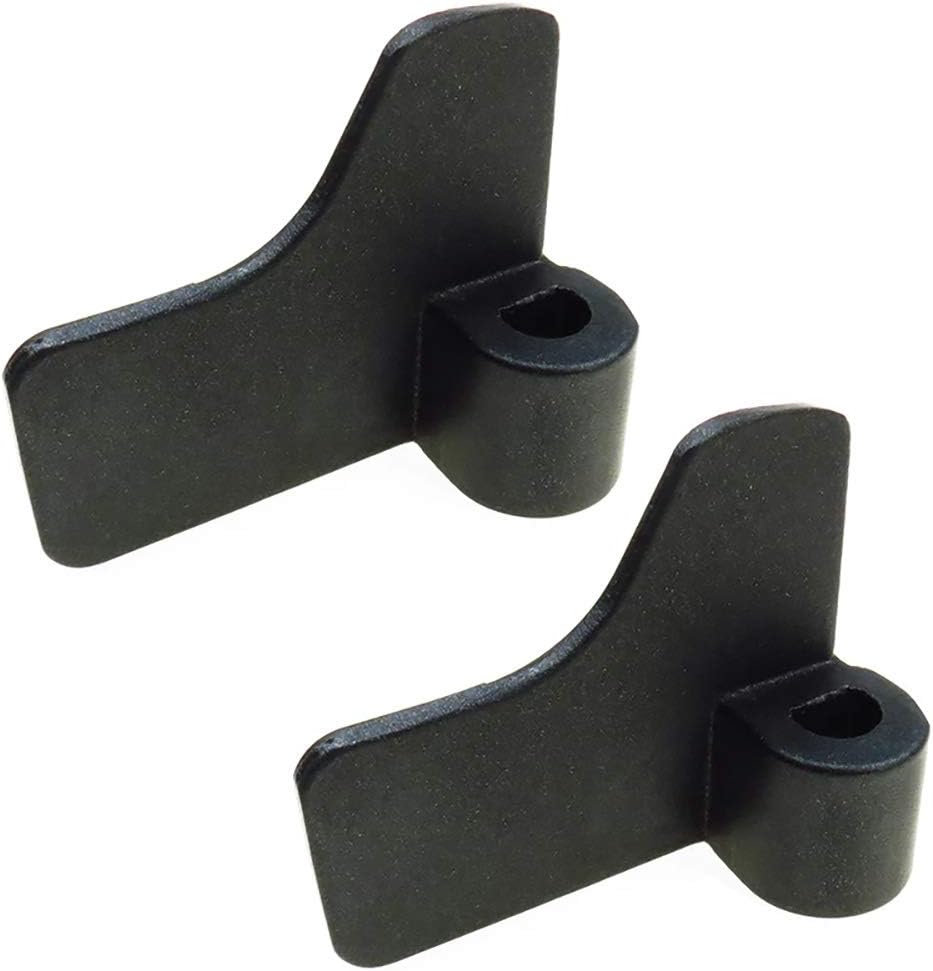 Mayata 2Pcs three Specifications Non Stick Breadmaker Paddles 1.8x5.7cm, Black Stainless Steel Loaf Maker Kneading Blade Replacement For Bread Machine