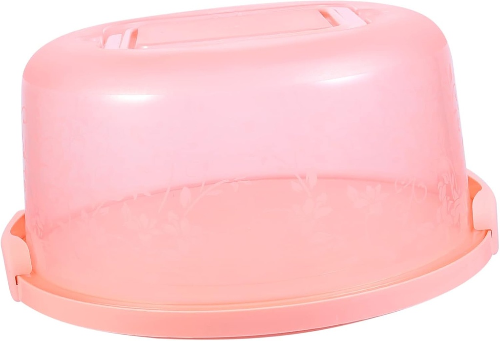 Round Cake Carrier Cupcake Box Lid Cake Holder for Transport Dessert Storage Box